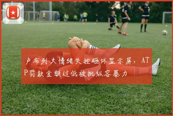 卢布列夫情绪失控砸坏显示屏，ATP罚款金额过低被批纵容暴力